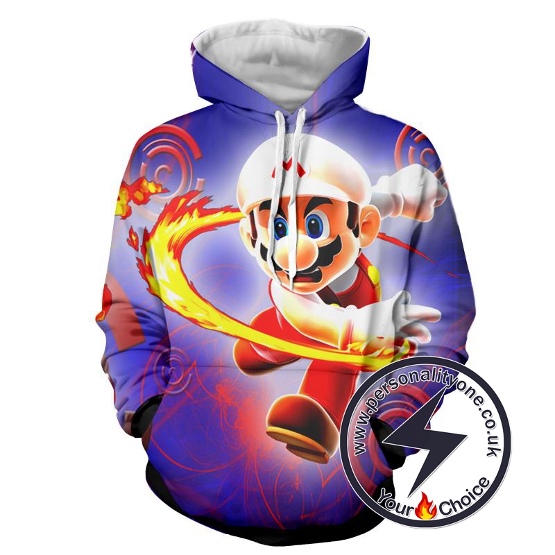 Super Mario - Super Mario Sweat Shirt - Super Mario Hoodies